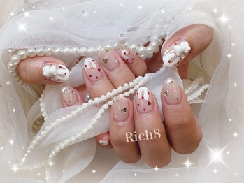 ネイルアンドまつげエクステ リッチエイト 原宿店(Rich8)/定額★ホワイトデーくまちゃん