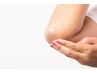 【ひじ黒ずみ集中ケア】腕全体Wax脱毛1回＋美白ケア2回付きセットで18,000円.