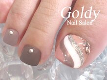 ネイルサロン ゴールディ(NAIL SALON GOLDY)/FOOT華やかコース