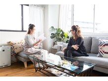 オーシャン(OCEAN)/ドライヘッドスパ施術の流れ