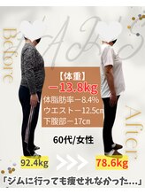 ハリス 坂出(HARIS)/６０代/女性 ダイエット成功