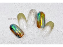 バブル シュガー バイ ネイルクローネ(bublle sugar by.nail crone)/ニュアンスフレンチネイル