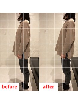 ナオル整体 福岡香椎院(NAORU整体)/50代男性施術事例【重心の変化】