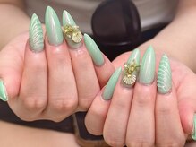 ラッキーネイル(lucky nail)/マーメイドネイル