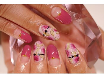 ネイルサロン ブリオン(Nail Salon Bullion)/ふんわりローズ