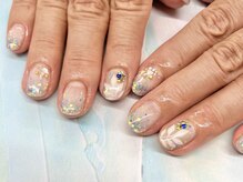 ディーネイル 京橋(D-nail)/立和名/爽やか☆リーフネイル