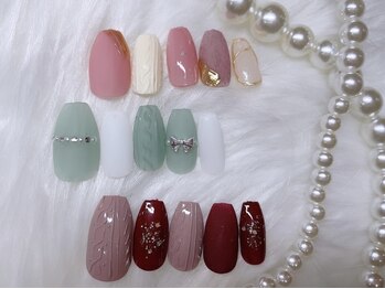 ネイル ボンボニエール 京阪シティモール天満橋店(Nail bonbonniere)/ニットネイル