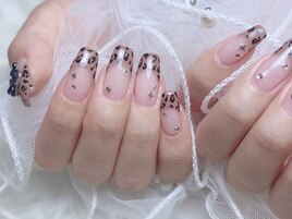 y2k☆ヒョウ柄ネイル