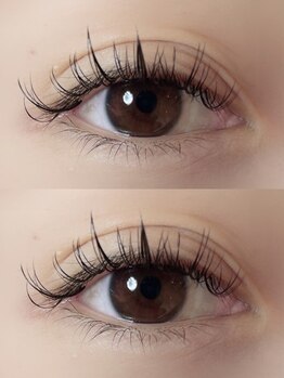 モアナアイラッシュ バイ ヘッドライト 綱島店(Moana eyelash by HEADLIGHT)の写真/【似合わせまつ毛♪】フラットラッシュ120本¥7000/付け放題¥9000/中華美人ワンホンエクステ120本¥7500