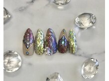 ネイルサロン エクール(Axceorr)/マーメイドネイル