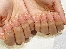 ネイルサロン イントゥ(into_)/血色ピンク　ナチュラルカラー