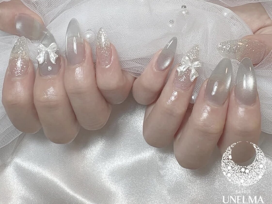 【ハンド】マグネットネイルorフラッシュネイル\4990