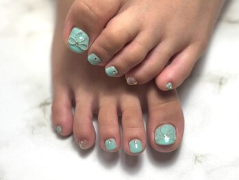 フットネイル/リボンネイル