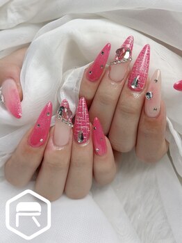 レディスペネイル ノウラ 名駅店(Redispe nail NouRa)/ピンクネイル