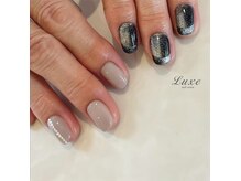 ネイルサロンリュクス (nailsalon Luxe)/マグネットでオンブレフレンチ