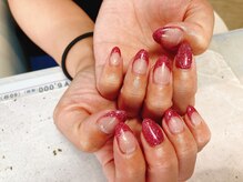 ヘアーアンドネイル ルシア(Hair&Nail Lucia)/キラキララメフレンチ