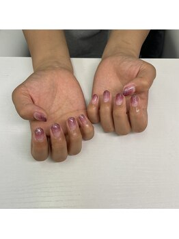 ピンクラメグラデーション