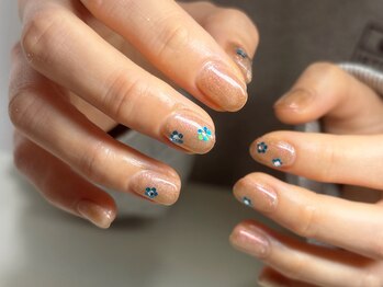 ホロ花ネイル　マグネット