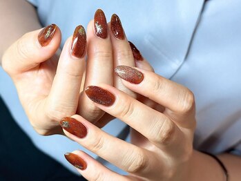 ヌル ネイル 堀江(NURU NAIL HORIE)/大人マグネットニュアンスネイル