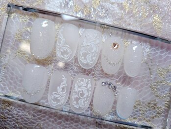 ブライダルネイル/somethingblue