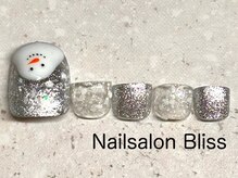 ネイルサロンブリス(nail salon Bliss)/定額FOOTシンプルアート￥5720