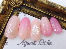 アグニークリッシェ(Agunik Riche)/【ホロフラワーネイル】