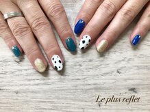 ルプリュシュ ルフレ(Le plus reflet)/ダルメシアンネイル☆