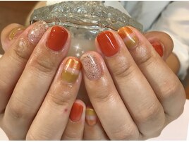秋ネイル/大人ネイル