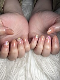 ホロフラワーネイル