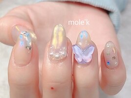 ミラー&蝶パーツ♪