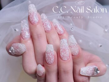 シーシーネイルサロン 池袋(C.C.Nail salon)/雪ワンカラー