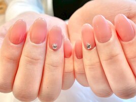 一粒ストーンワンカラー