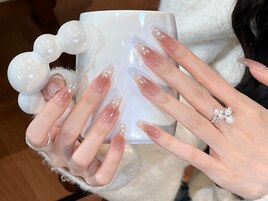 秋冬ネイル　エレガントデザイン