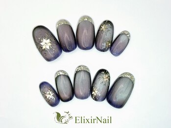 エリクサーネイル 新宿3丁目(Elixir Nail)/定額b カジュアル/クーポン使用