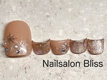 ネイルサロンブリス(nail salon Bliss)/定額FOOTシンプルアート￥5720