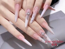 ユミ(U mi)/チップ長さ出し持ち込みデザイン