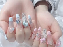 シーズルナ 池袋(She's Luna)/長さだしフレンチネイル
