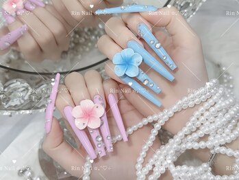 リンネイル 新大久保店(Rin Nail)/#シンプルネイル #つけ放題