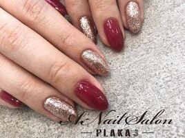 21/1/12　ワインレッドnail