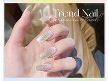 トレンドネイルスタジオ(Trend Nail Studio)/煌きのマグネットチップ長さ出し