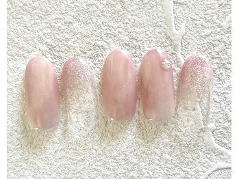 エムドットネイル 池袋(m.nail)/桃ニュアンス