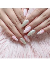 アートネイル ギャラリー(Art nail Gallery)/ふんわりピンクネイル♪