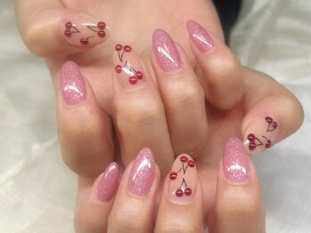 リノネイル(Lino Nail)/さくらんぼネイル