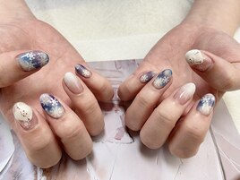 雪だるまアート