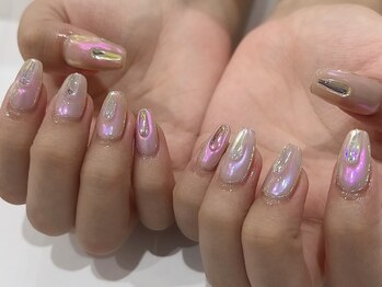 エイト アイラッシュアンドネイル 大宮店(eight)/うるうるオーロラデザイン◎