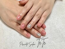 テテ(TeTe)/ワンカラー埋めつくしネイル