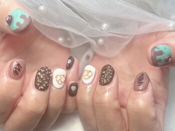 ジョアネイル(JOA Nail)/バレンタイ/チョコ/定額/ミント