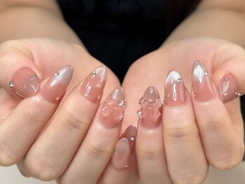 ウサギネイル 新大久保店(usagi nail)/マグネットフレンチ