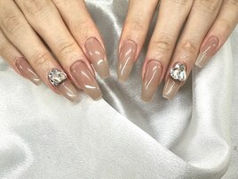 ちゅるんカラー+キラキラパーツ