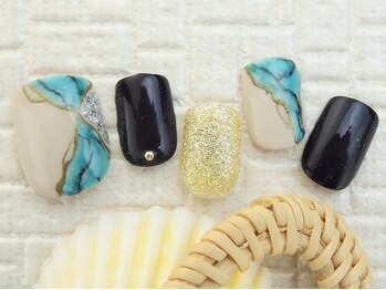 ネイルズガッシュ 蒲田東口店(NAILsGUSH)/＊ニュアンスターコイズ＊
